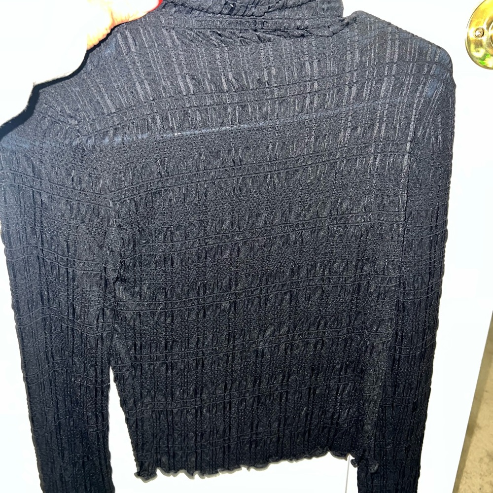 Chic Black Turtleneck Sweater for Women